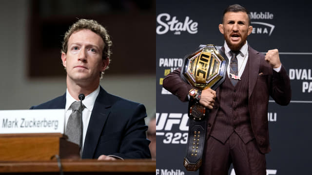 Meta CEO Mark Zuckerberg Spars With UFC Bantamweight Star Merab Dvalishvili