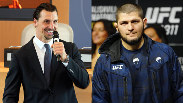 Zlatan Ibrahimović And Khabib Nurmagomedov Go Viral After Playful Arm-Wrestling Moment