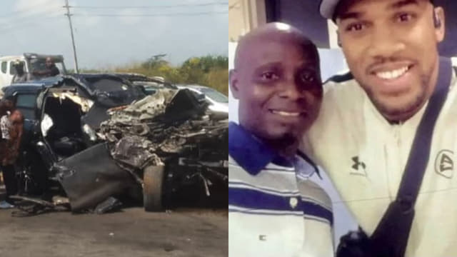 Driver Responsible For Anthony Joshua's Car Crash In Nigeria Has Been Charged