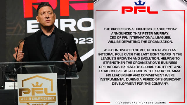 PFL Announces Its CEO's Departure After Eight Years