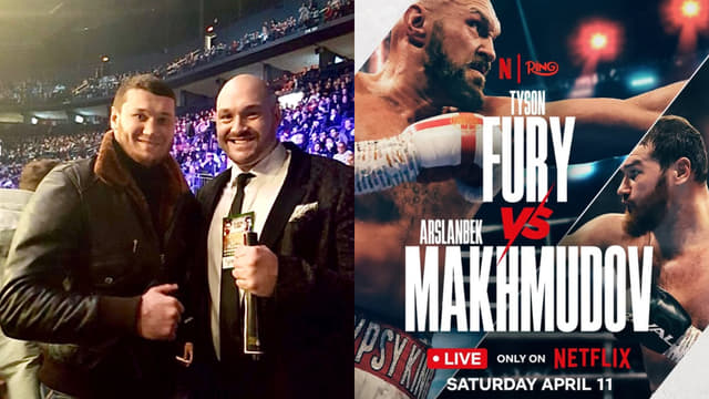 Arslanbek Makhmudov Posts Old Wholesome Photo With Tyson Fury Ahead Their of April Clash