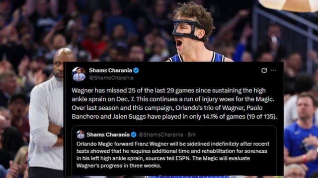 Franz Wagner Out Indefinitely As Magic Forward Rehabs Left High Ankle Sprain