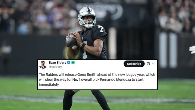 Report: Raiders Set to Release Geno Smith Before March 11