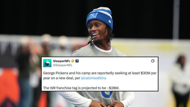 George Pickens Wants Cowboys to Pay Him $30 Million Before New Season