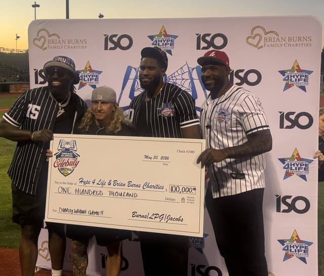 Giants Join a Good Cause as Brian Burns Softball Game Raises $100,000