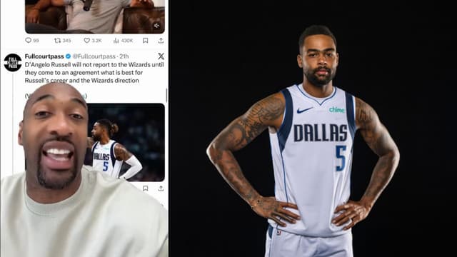 Gilbert Arenas Jokes D’Angelo Russell Was the “Plus-One” in the Anthony Davis Trade