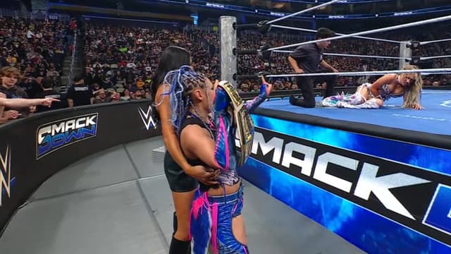 Giulia Escapes Tiffany Stratton Scare With Kiana James’ Timely Help