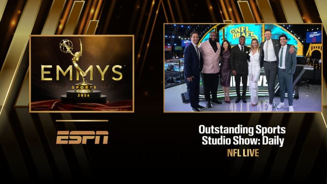 Sports Emmys 2026: 'NFL Live' Wins Back-to-Back Studio Show Awards