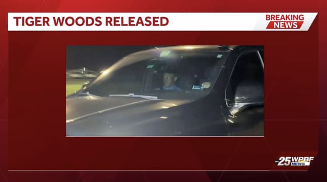 Tiger Woods Released After 8 Hours in South Florida Jail