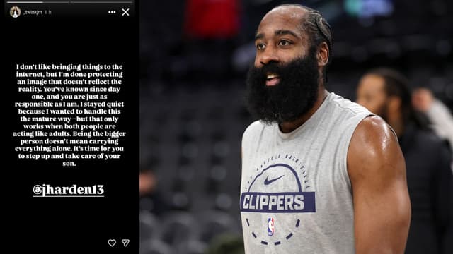 James Harden Accused of Abandoning Child by Woman on Instagram Story