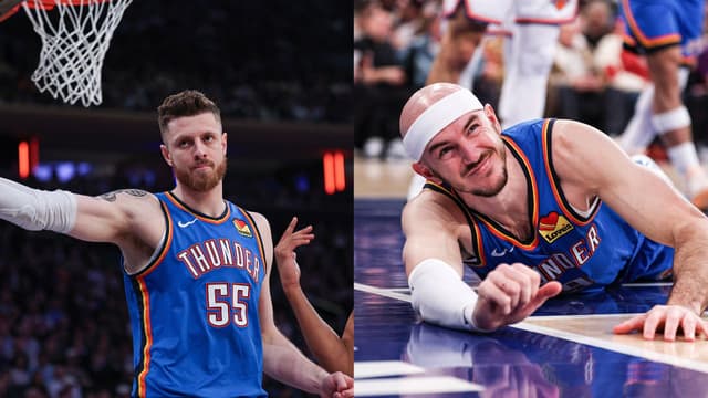 Alex Caruso and Isaiah Hartenstein Ruled Out for Remainder of Thunder vs. Knicks