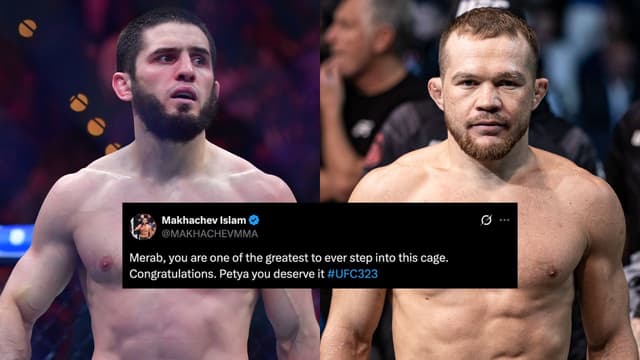 UFC 323: Islam Makhachev Applauds Petr Yan for Recapturing the Bantamweight Title