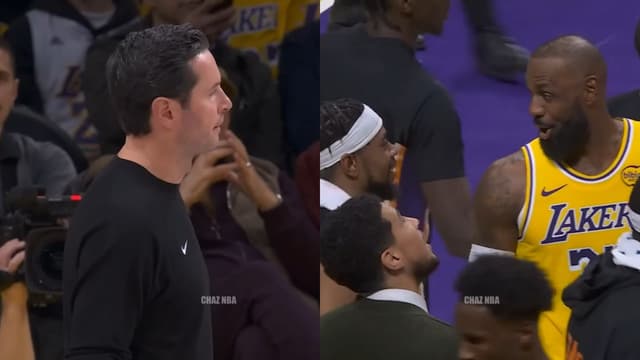 'Annoyed' JJ Redick Calls Timeout As LeBron James Ignores Play Chatting With Suns Bench