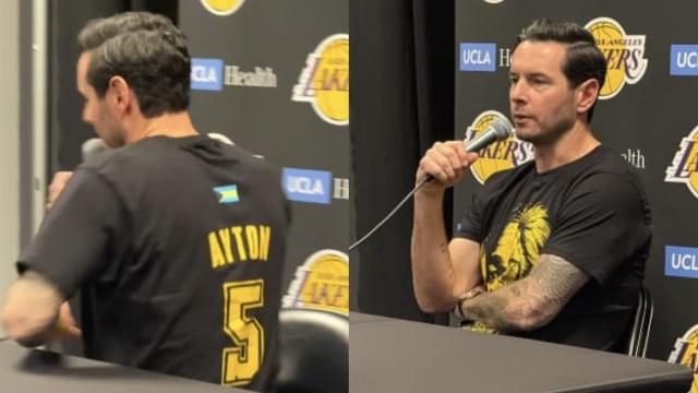 JJ Redick Urges Deandre Ayton to Embrace His Inner-Lion With Custom T Shirt