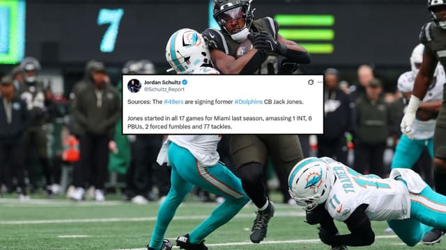 Jack Jones' NFL Stats: 49ers Sign Former Dolphin After 77-Tackle Season
