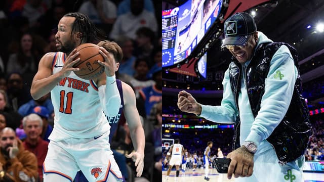 Jalen Brunson Turned His Mom’s Socks Into Arm Sleeves Because of Allen Iverson