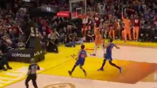 Jarrett Allen Gets the The Steal and Slams Home the Statue of Liberty Dunk