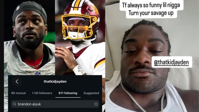 Jayden Daniels and Brandon Aiyuk Unfollow Each Other on Instagram