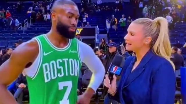 Jaylen Brown Respected Former Celtics Teammates by “Giving Them the Belt” vs. Warriors