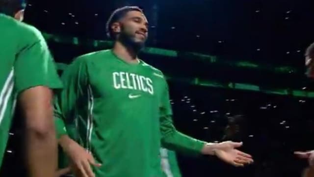 TD Garden Goes Wild as Jayson Tatum Is Announced for the First Time This Season