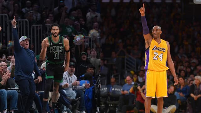 Jayson Tatum Passes Kobe Bryant in Playoff Points Before 29, Trails LeBron James