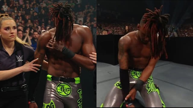 Je’Von Evans Leaves Raw With Shoulder Injury