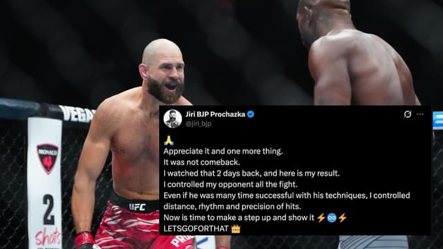 Jiri Prochazka Rejects ‘Comeback of the Year’ Honor After UFC 320