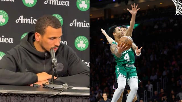 Joe Mazzulla Praises Anfernee Simons’ “Complete Game” in Celtics’ Win vs. Heat