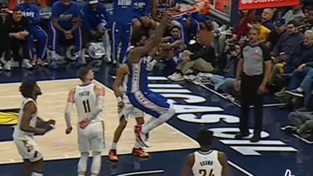 Tyrese Maxey Shows Off His Handles, Creates Easy Dunk for Joel Embiid