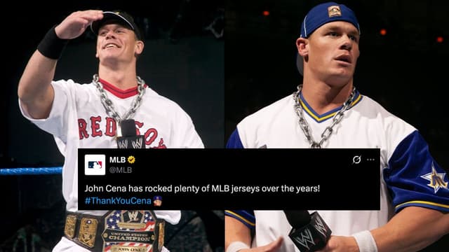 Major League Baseball Tips Its Cap to John Cena Ahead of Final Match