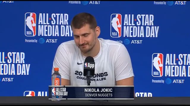 Nikola Jokic Shows Off Horse Expertise While Answering a Curveball Question at Media Day