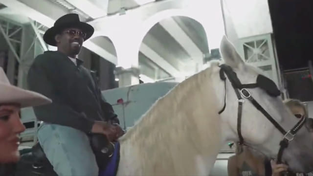 Jon Jones Trolls Tom Aspinall Again With Eyepatch Horse Entrance