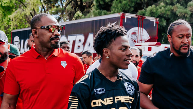 IShowSpeed Links Up with Jon Jones at New Mexico Football Game