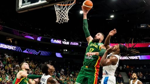Jonas Valanciunas Leads Lithuania Past Great Britain in EuroBasket Opener