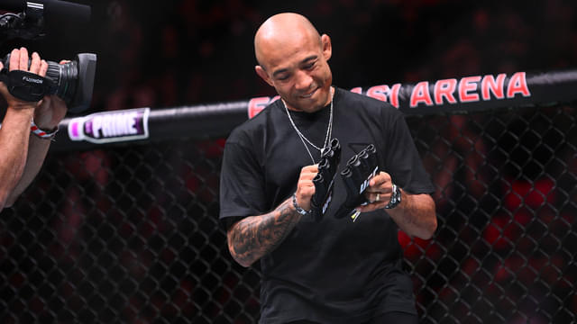 Jose Aldo Drops Gloves at UFC Rio, Declares “Don’t Need It Anymore”