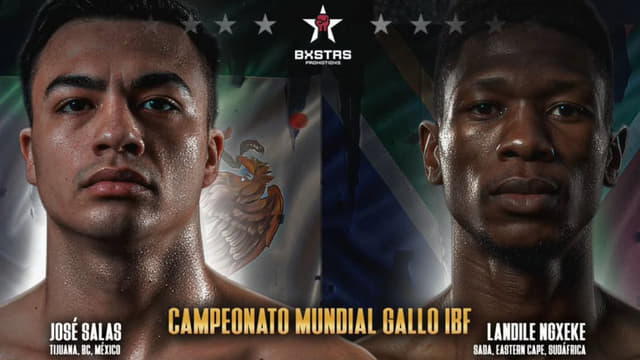 Jose Salas vs. Landile Ngxeke Set for Vacant IBF Bantamweight Title Fight on December 13