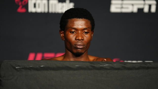 Josias Musasa’s Bathroom Request Denied After Low Blow at UFC Perth