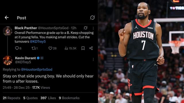 Kevin Durant Snaps Back at Supposed Fan: “Stay on That Side, Young Boy”