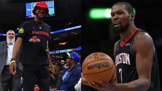 Kevin Durant Trolls Ja Morant’s Dad Courtside in Memphis