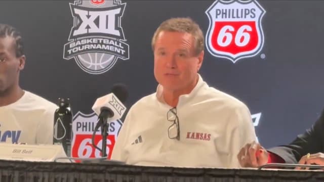Kansas HC Bill Self Saw a Title-Level Fight in Big 12 Tourney Semis, Just Not From Kansas