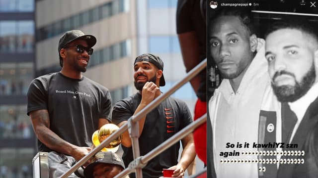 Drake Fuels Kawhi Leonard Raptors Reunion Buzz With Instagram Story