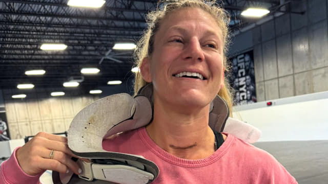 UFC Champion Kayla Harrison Shows Neck Surgery Scar Following UFC 324 Withdrawal