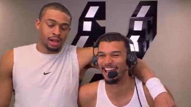 Keldon Johnson Funnily Crashes Victor Wembanyama’s Interview, Dubs Him “Best in the World”