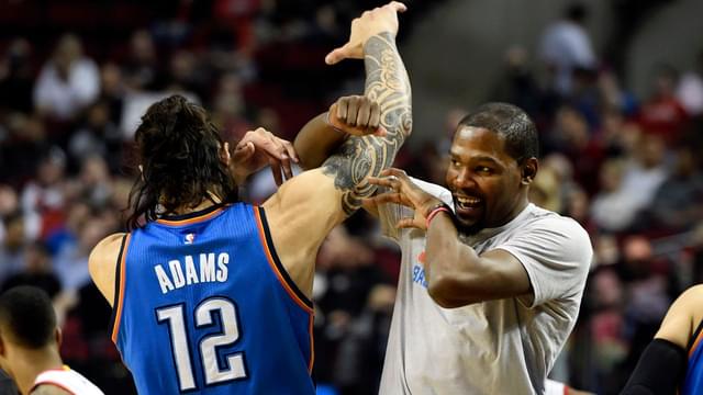 Kevin Durant Goes Fishing With Steven Adams
