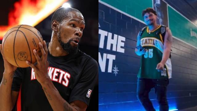 Kevin Durant Wishes Mariners Good Luck After Josh Naylor’s Sonics Tribute