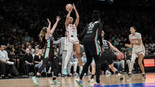 Kiki Iriafen Leads Mystics to Clutch Win vs. Liberty