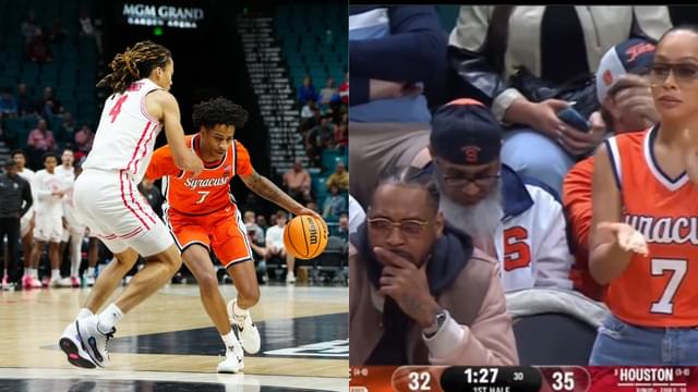 Kiyan Anthony Scores 10 as Carmelo and La La Watch Syracuse Push No. 3 Houston to OT