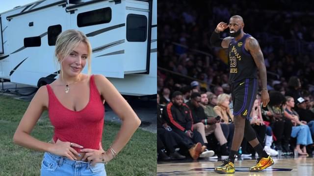 SteveWillDoIt Says LeBron James Chatted With Corinna Kopf Courtside After Lakers’ Win