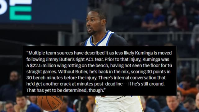Jimmy Butler’s ACL Changes Warriors’ Jonathan Kuminga Math, Anthony Slater Reports