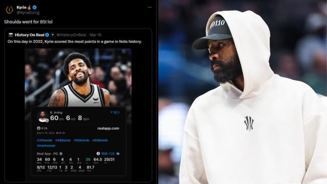 Kyrie Irving’s Latest Tweet Likely Nods to Bam Adebayo’s 83